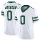 ＃0 Men's Samuel Jackson White Game New York Jets Legacy Jersey