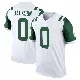 ＃0 Men's Samuel Jackson White Legend New York Jets Classic Alternate Jersey