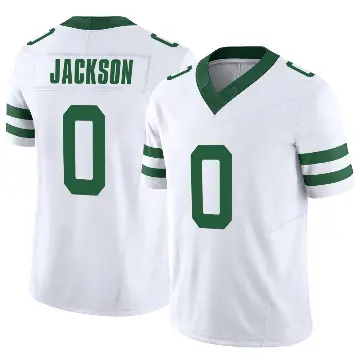 ＃0 Men's Samuel Jackson White Limited New York Jets Legacy Vapor F.U.S.E. Jersey