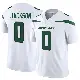 ＃0 Men's Samuel Jackson White Limited New York Jets Vapor F.U.S.E. Jersey
