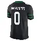 ＃0 Men's Tanner McCalister Black Limited New York Jets Legacy Alternate Vapor F.U.S.E. Jersey