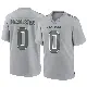 ＃0 Men's Tanner McCalister Gray Game New York Jets Atmosphere Fashion Jersey