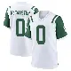 ＃0 Men's Tanner McCalister White Game New York Jets Classic Alternate Jersey