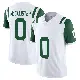 ＃0 Men's Tanner McCalister White Limited New York Jets Classic Alternate Vapor F.U.S.E. Jersey