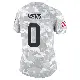 ＃0 Women's Harrison Mevis Arctic Camo Limited New York Jets 2024 Salute to Service Jersey