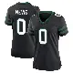 ＃0 Women's Harrison Mevis Black Game New York Jets Legacy Alternate Jersey
