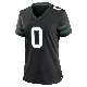 ＃0 Women's Harrison Mevis Black Game New York Jets Legacy Alternate Jersey