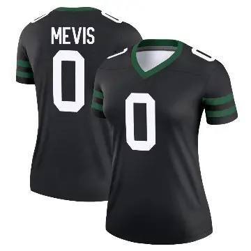 ＃0 Women's Harrison Mevis Black Legend New York Jets Legacy Jersey