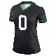 ＃0 Women's Harrison Mevis Black Legend New York Jets Legacy Jersey