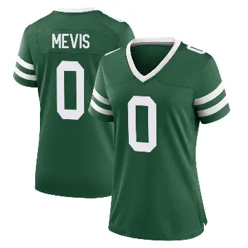 ＃0 Women's Harrison Mevis Green Game New York Jets Legacy Jersey