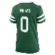 ＃0 Women's Harrison Mevis Green Game New York Jets Legacy Jersey
