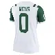 ＃0 Women's Harrison Mevis White Legend New York Jets Classic Alternate Jersey