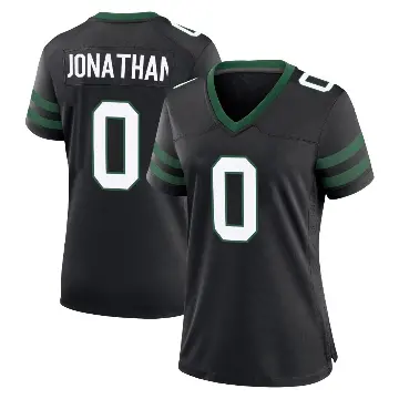 ＃0 Women's Kingsley Jonathan Black Game New York Jets Legacy Alternate Jersey