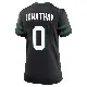 ＃0 Women's Kingsley Jonathan Black Game New York Jets Legacy Alternate Jersey