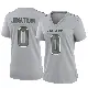 ＃0 Women's Kingsley Jonathan Gray Game New York Jets Atmosphere Fashion Jersey