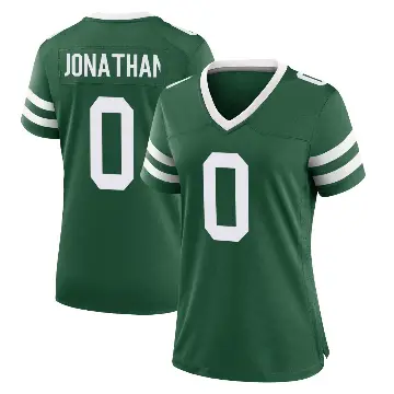 ＃0 Women's Kingsley Jonathan Green Game New York Jets Legacy Jersey