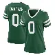 ＃0 Women's Kingsley Jonathan Green Game New York Jets Legacy Jersey
