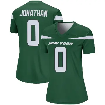 ＃0 Women's Kingsley Jonathan Green Legend New York Jets Gotham Player Jersey