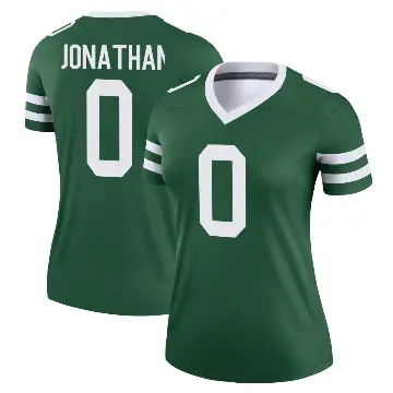 ＃0 Women's Kingsley Jonathan Green Legend New York Jets Legacy Jersey