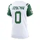 ＃0 Women's Kingsley Jonathan White Game New York Jets Classic Alternate Jersey