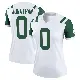 ＃0 Women's Kingsley Jonathan White Legend New York Jets Classic Alternate Jersey