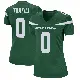 ＃0 Women's Lawrance Toafili Green Game New York Jets Gotham Jersey