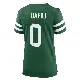 ＃0 Women's Lawrance Toafili Green Game New York Jets Legacy Jersey