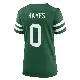 ＃0 Women's Marquis Hayes Green Game New York Jets Legacy Jersey