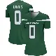 ＃0 Women's Marquis Hayes Green Legend New York Jets Gotham Player Jersey