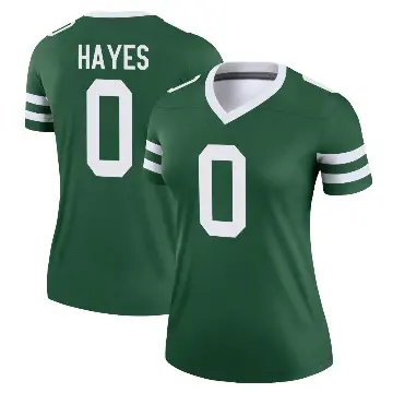 ＃0 Women's Marquis Hayes Green Legend New York Jets Legacy Jersey