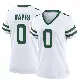 ＃0 Women's Marquis Hayes White Game New York Jets Legacy Jersey