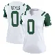 ＃0 Women's Marquis Hayes White Legend New York Jets Classic Alternate Jersey
