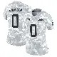 ＃0 Women's Samuel Jackson Arctic Camo Limited New York Jets 2024 Salute to Service Jersey