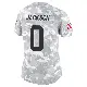 ＃0 Women's Samuel Jackson Arctic Camo Limited New York Jets 2024 Salute to Service Jersey