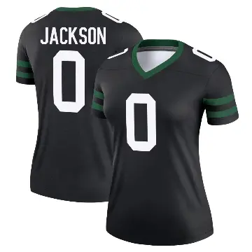 ＃0 Women's Samuel Jackson Black Legend New York Jets Legacy Jersey