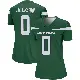 ＃0 Women's Samuel Jackson Green Legend New York Jets Gotham Player Jersey