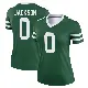 ＃0 Women's Samuel Jackson Green Legend New York Jets Legacy Jersey