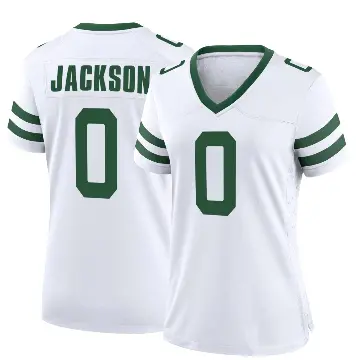 ＃0 Women's Samuel Jackson White Game New York Jets Legacy Jersey