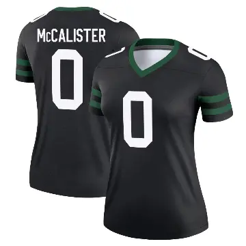 ＃0 Women's Tanner McCalister Black Legend New York Jets Legacy Jersey