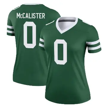 ＃0 Women's Tanner McCalister Green Legend New York Jets Legacy Jersey