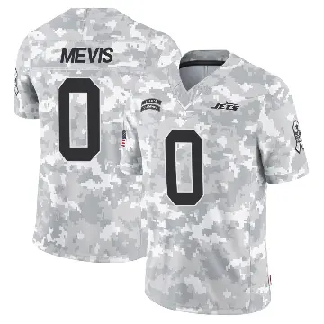 ＃0 Youth Harrison Mevis Arctic Camo Limited New York Jets 2024 Salute to Service Jersey