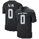 ＃0 Youth Harrison Mevis Black Game New York Jets Stealth Jersey
