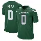 ＃0 Youth Harrison Mevis Green Game New York Jets Gotham Jersey