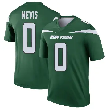＃0 Youth Harrison Mevis Green Legend New York Jets Gotham Player Jersey