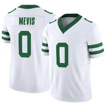 ＃0 Youth Harrison Mevis White Limited New York Jets Legacy Vapor F.U.S.E. Jersey