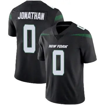 ＃0 Youth Kingsley Jonathan Black Limited New York Jets Stealth Vapor Jersey