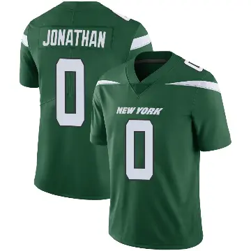 ＃0 Youth Kingsley Jonathan Green Limited New York Jets Gotham Vapor Jersey