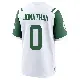 ＃0 Youth Kingsley Jonathan White Game New York Jets Classic Alternate Jersey