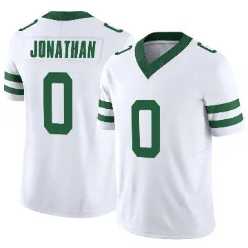 ＃0 Youth Kingsley Jonathan White Limited New York Jets Legacy Vapor F.U.S.E. Jersey