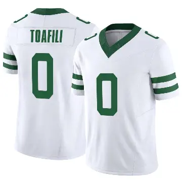 ＃0 Youth Lawrance Toafili White Limited New York Jets Legacy Vapor F.U.S.E. Jersey